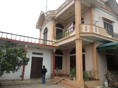 Ngôi nhà của ông Hoan, Bí thư Đảng ủy xã Vinh Quang